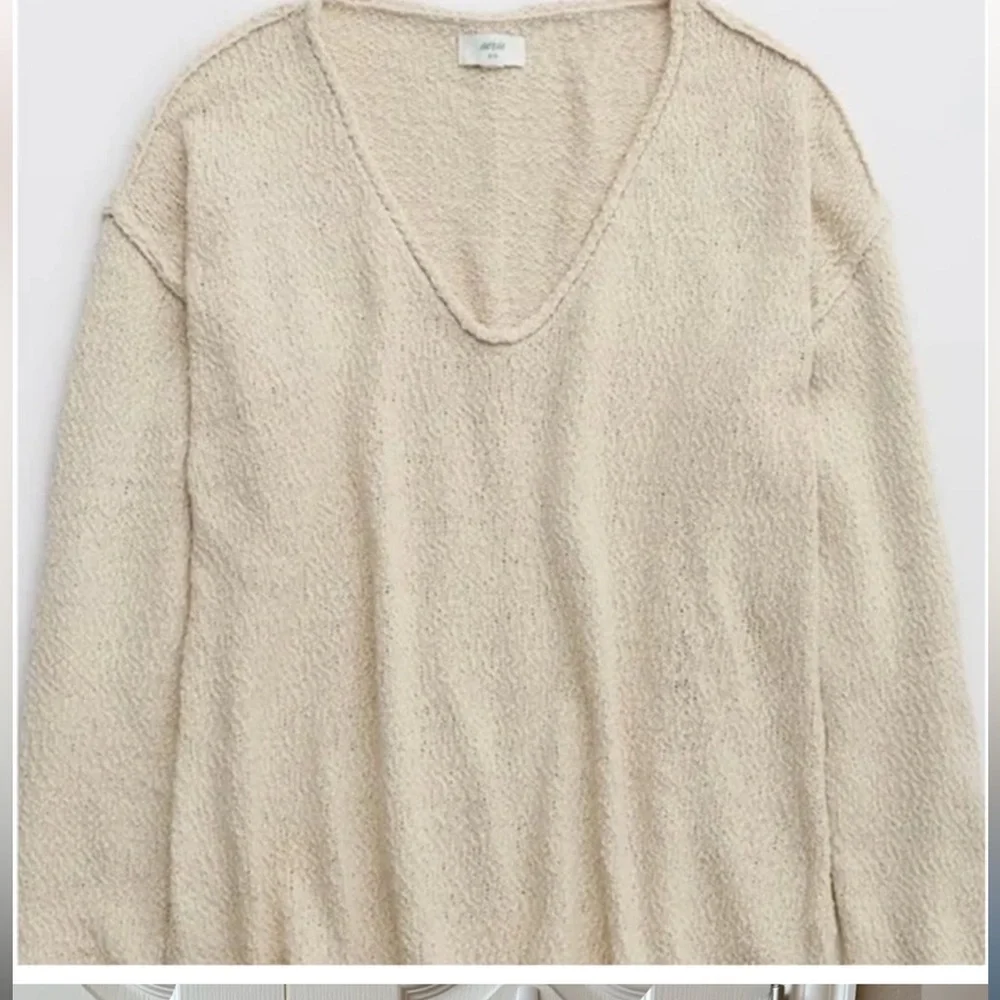 NWT Aerie Oversized Voop Sweater‎ oversized Large